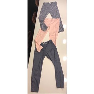 Set of 3 H&M Ankle Length Stretch Work Pants